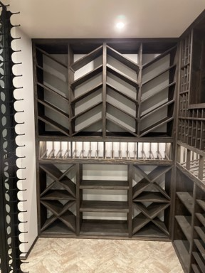 Custom Wine Cellar Rustic Pine Image 3